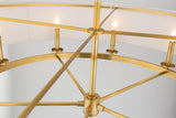 Lighting - Chandelier Durham 10 Light Chandlier // Aged Brass 