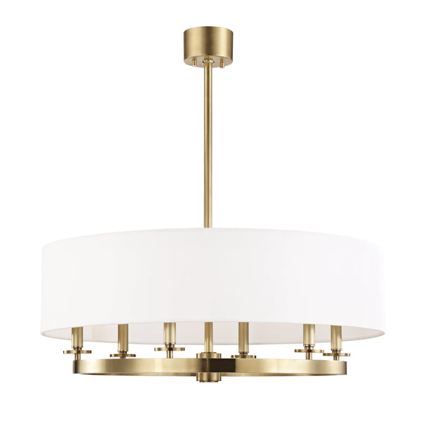 Lighting - Chandelier Durham 6 Light Pendant // Aged Brass 