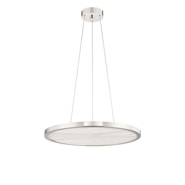 Lighting - Chandelier Eastport 24" Led Chandelier // Polished Nickel 