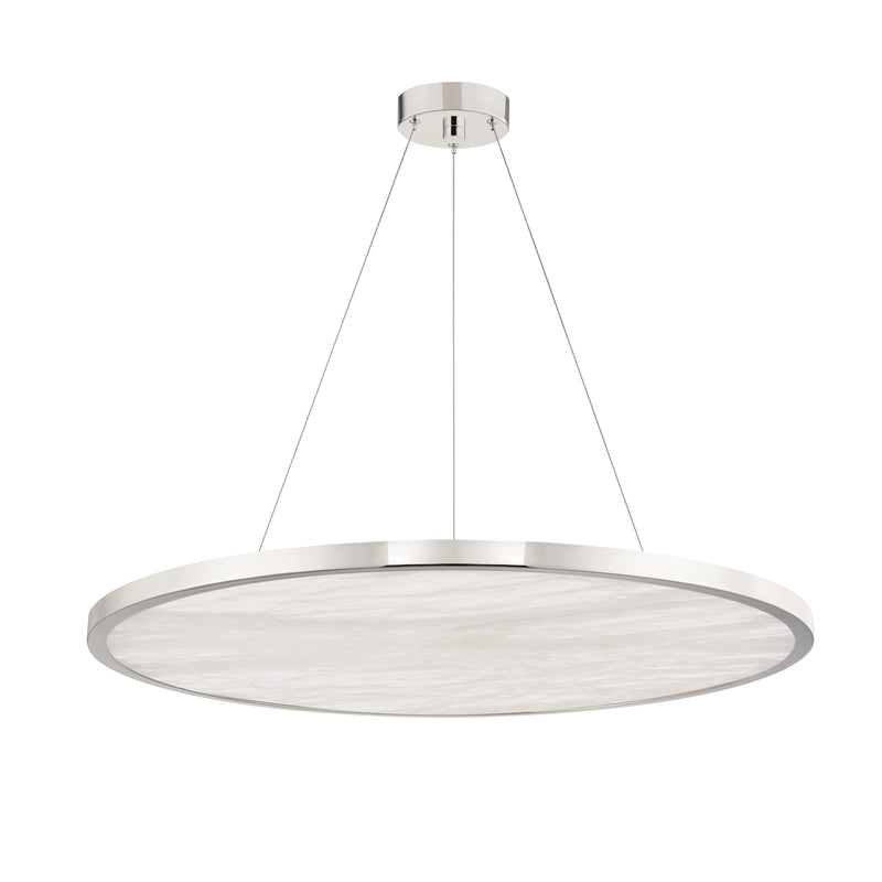 Lighting - Chandelier Eastport 36" Led Chandelier // Polished Nickel 