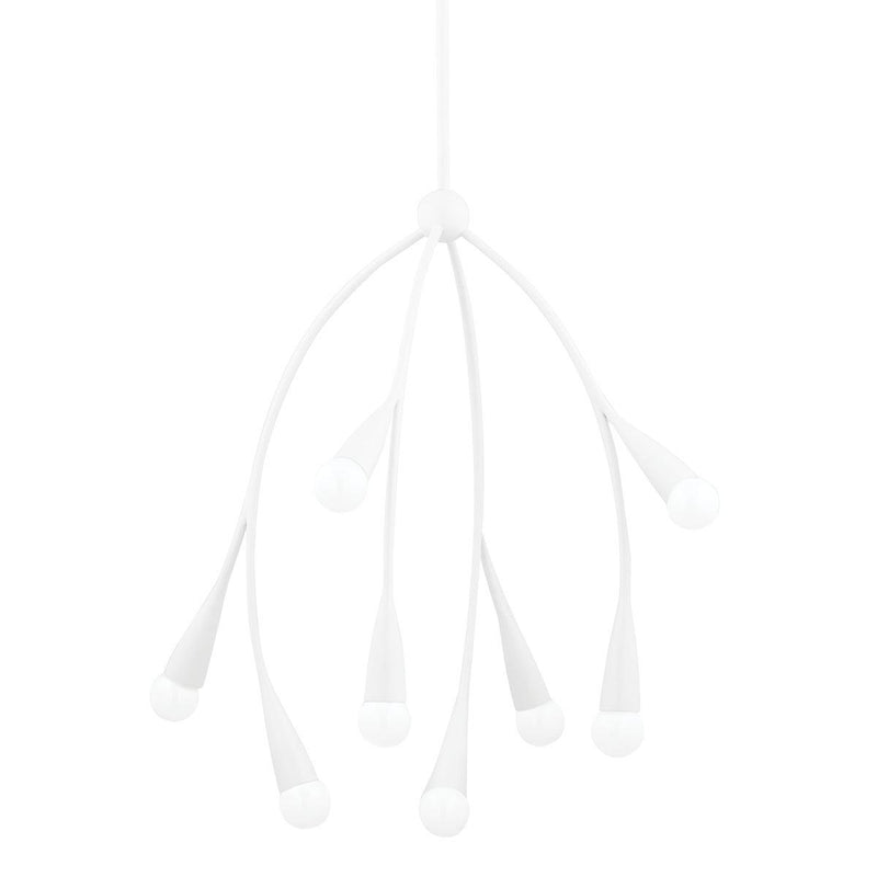 Lighting - Chandelier Elsa 8 Light Chandelier // Textured White 