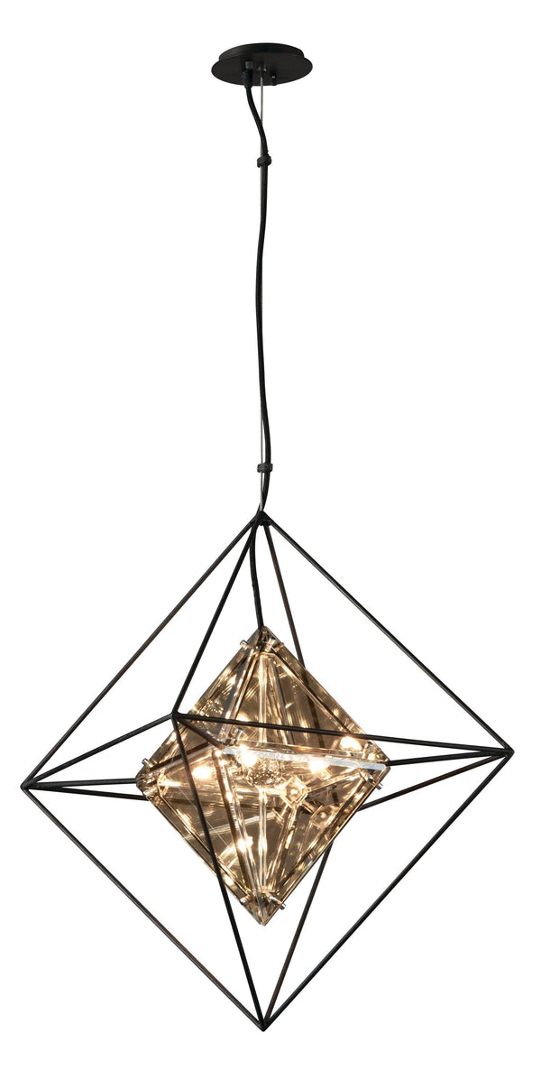 Lighting - Chandelier Epic 4 Light Pendant Small // Forged Iron 