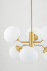 Lighting - Chandelier Estee 6 Light Chandelier // Aged Brass 