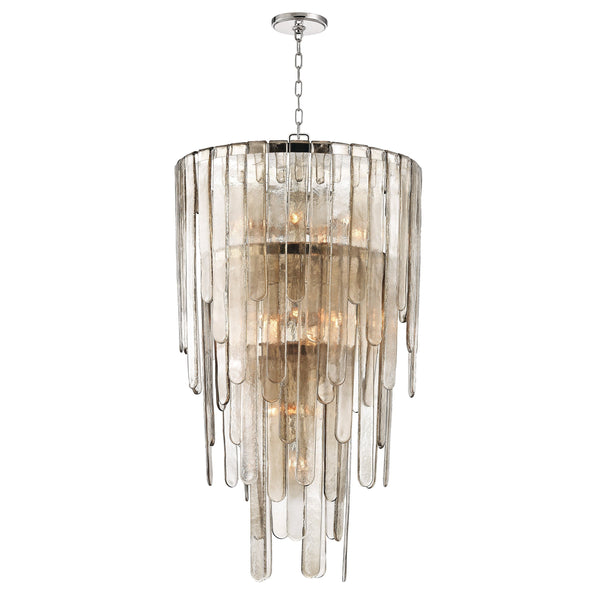 Lighting - Chandelier Fenwater 16 Light Pendant // Polished Nickel 