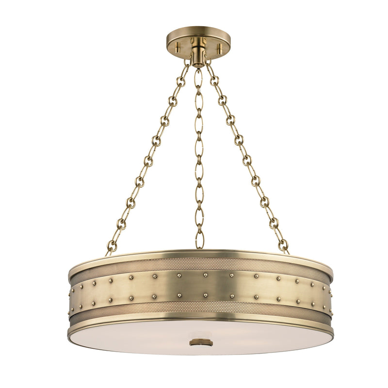 Lighting - Chandelier Gaines 4 Light Pendant // Aged Brass 