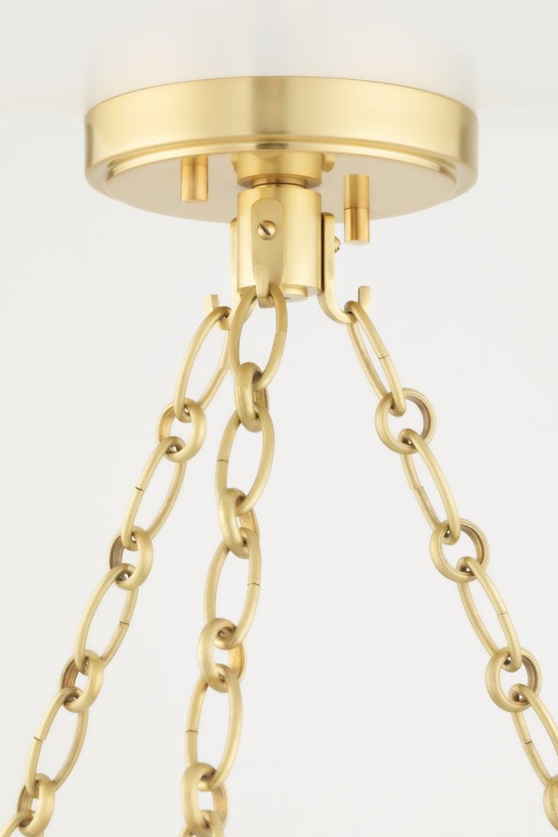 Lighting - Chandelier Gaines 6 Light Chandelier // Aged Brass 