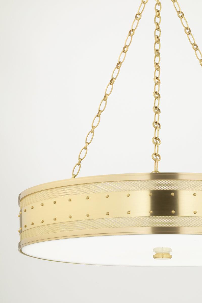 Lighting - Chandelier Gaines 6 Light Chandelier // Aged Brass 