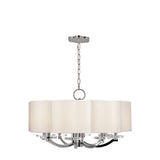 Lighting - Chandelier Garrison 8 Light Chandelier // Polished Nickel 