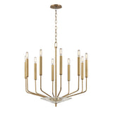 Lighting - Chandelier Gideon 10 Light Chandelier // Aged Brass 