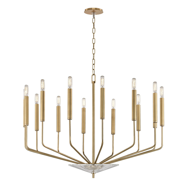 Lighting - Chandelier Gideon 14 Light Chandelier // Aged Brass 