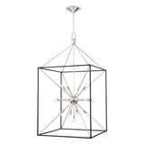 Lighting - Chandelier Glendale 25 Light Chandelier // Polished Nickel & Black 