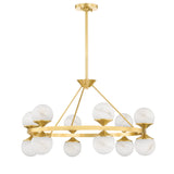 Lighting - Chandelier Grafton 12 Light Chandelier // Aged Brass 