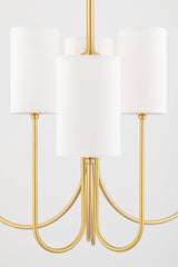 Lighting - Chandelier Harlem 6 Light Chandelier // Aged Brass 