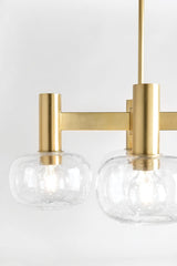 Lighting - Chandelier Harlow 4 Light Chandelier // Aged Brass 