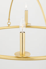 Lighting - Chandelier Howell 8 Light Chandelier // Aged Brass 