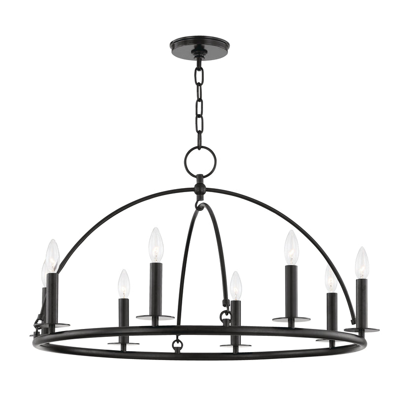 Lighting - Chandelier Howell 8 Light Chandelier // Aged Iron 