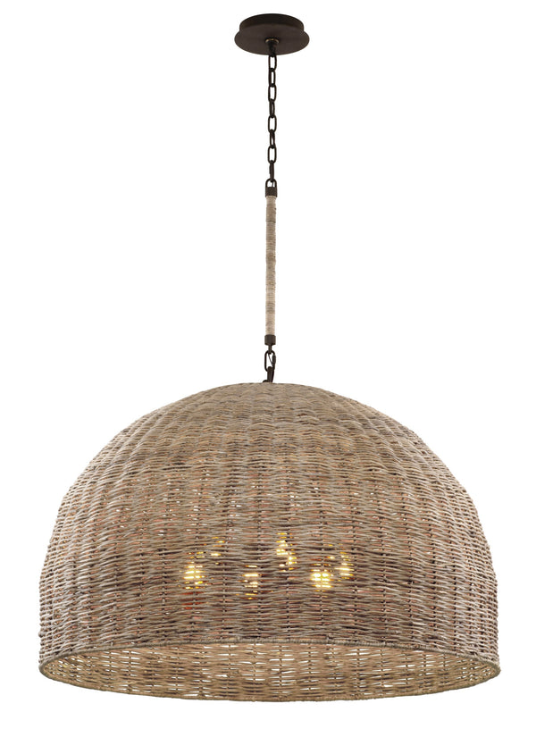 Lighting - Chandelier Huxley 6 Light Pendant // Tidepool Bronze 