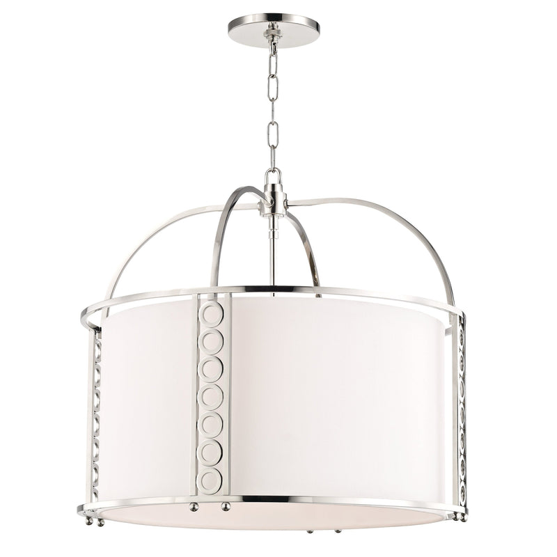 Lighting - Chandelier Infinity 8 Light Large Pendant // Polished Nickel 