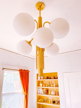 Lighting - Chandelier Ingrid 6 Light Chandelier // Aged Brass 