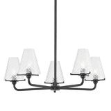 Lighting - Chandelier Irene 5 Light Chandelier // Soft Black 