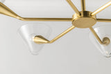 Lighting - Chandelier Isabella 6 Light Chandelier // Aged Brass 