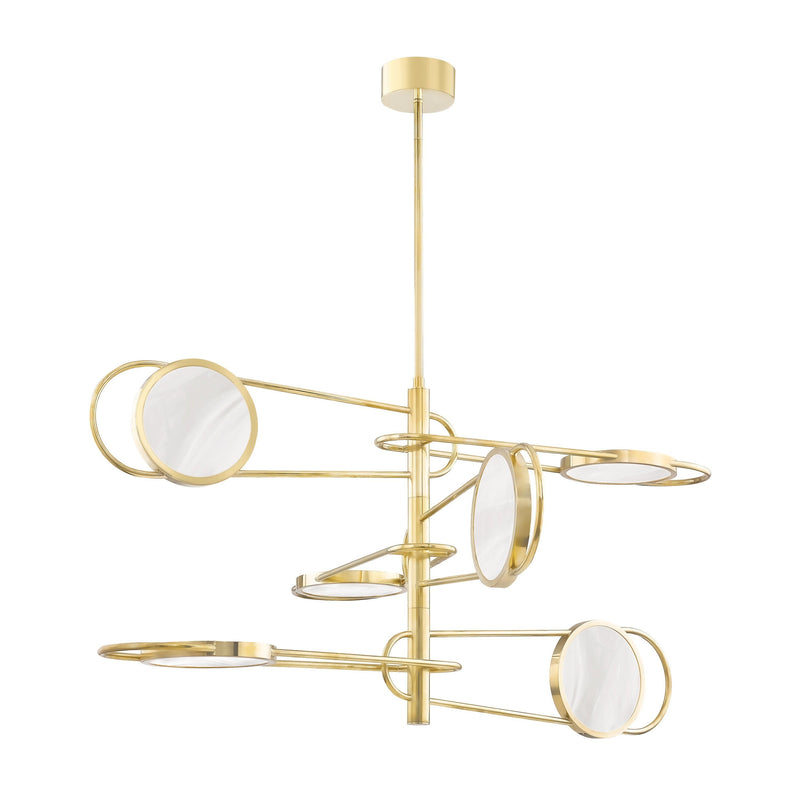 Lighting - Chandelier Jervis 6 Light Pendant // Aged Brass 