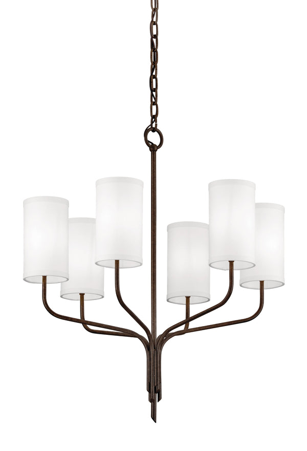 Lighting - Chandelier Juniper 6 Light Chandelier // Juniper Bronze 