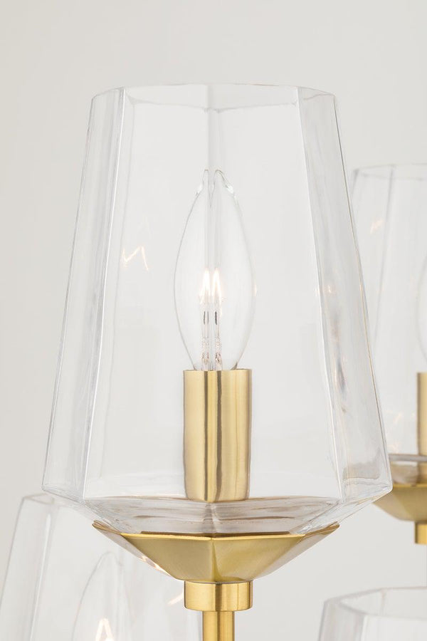 Lighting - Chandelier Kayla 8 Light Chandelier // Aged Brass 