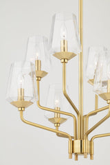 Lighting - Chandelier Kayla 8 Light Chandelier // Aged Brass 