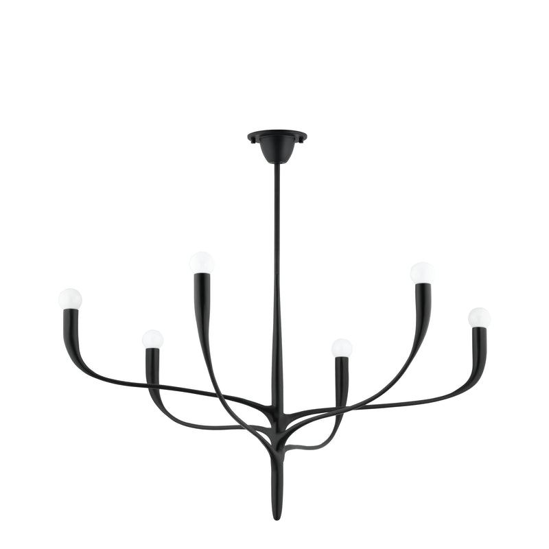 Lighting - Chandelier Labra 6 Light Chandelier // Aged Iron 