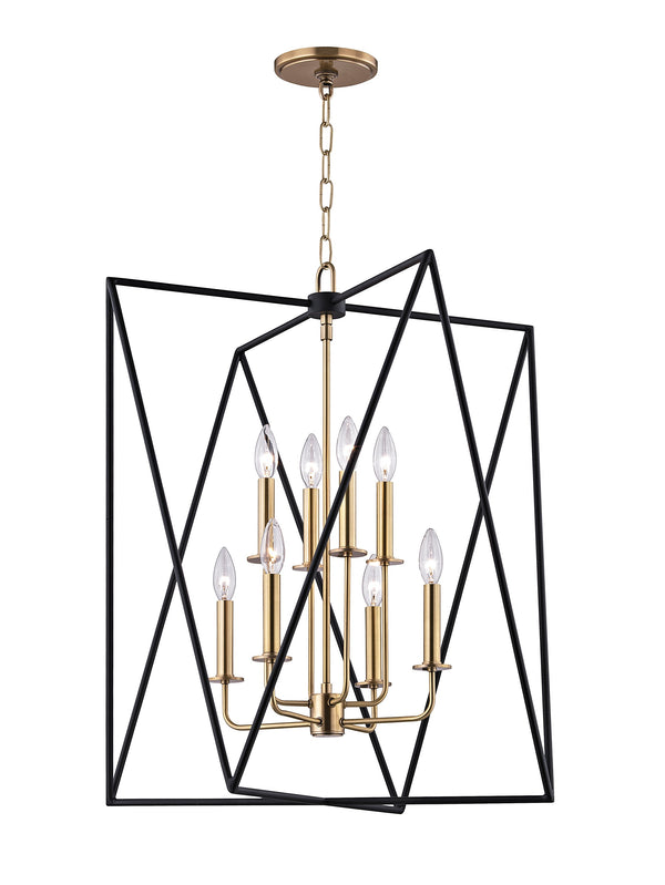 Lighting - Chandelier Laszlo 8 Light Pendant // Aged Brass // Large 