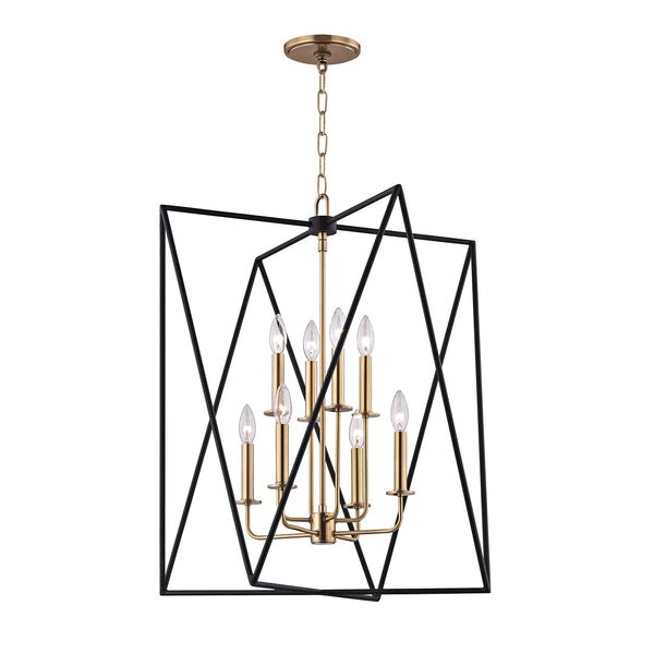 Lighting - Chandelier Laszlo 8 Light Pendant // Aged Brass // Large 