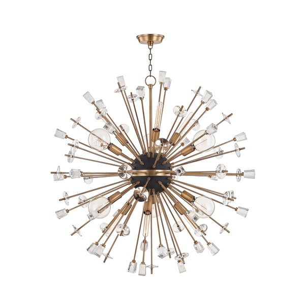 Lighting - Chandelier Liberty 12 Light Chandelier // Aged Brass 