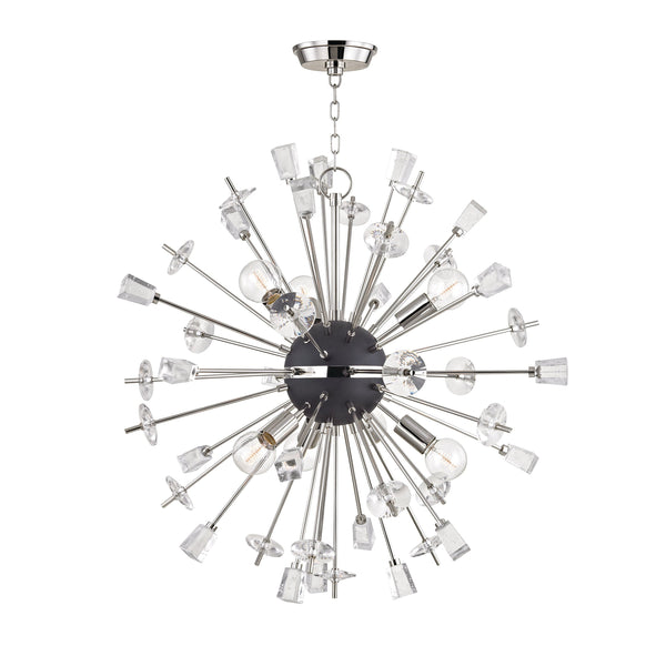 Lighting - Chandelier Liberty 6 Light Chandelier // Polished Nickel 