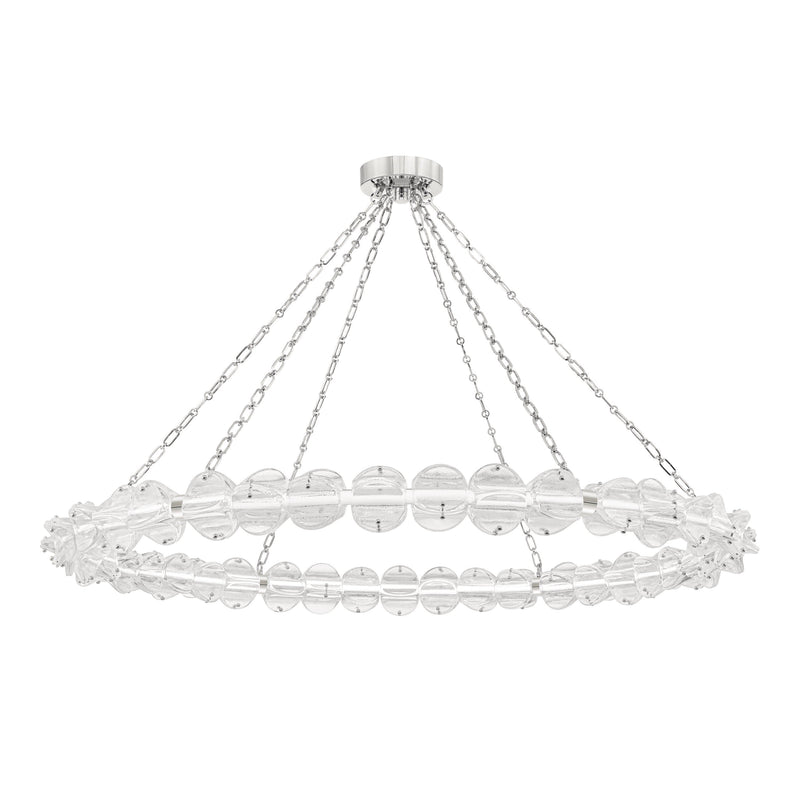 Lighting - Chandelier Lindley Large Led Chandelier // Polished Nickel 