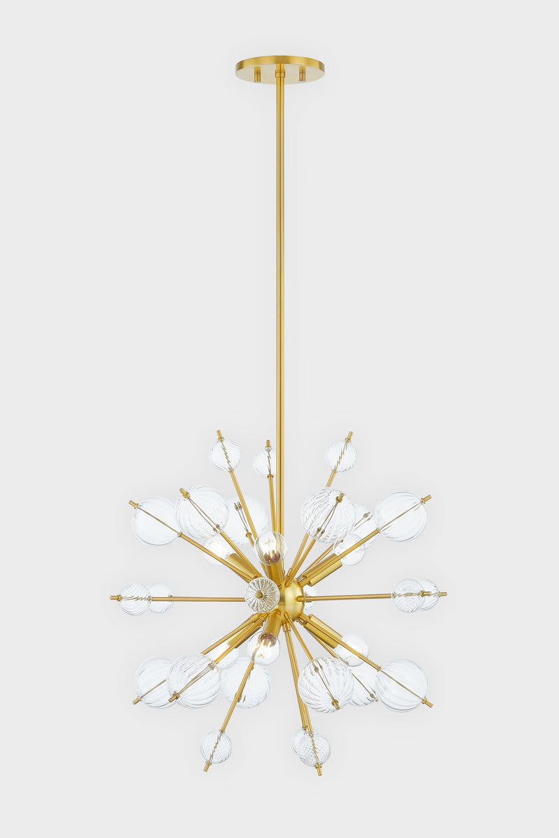 Lighting - Chandelier Linnea 6 Light Chandelier // Aged Brass 