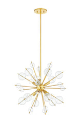 Lighting - Chandelier Linnea 6 Light Chandelier // Aged Brass 