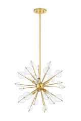 Lighting - Chandelier Linnea 6 Light Chandelier // Aged Brass 