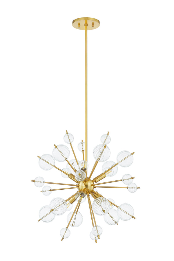 Lighting - Chandelier Linnea 6 Light Chandelier // Aged Brass 