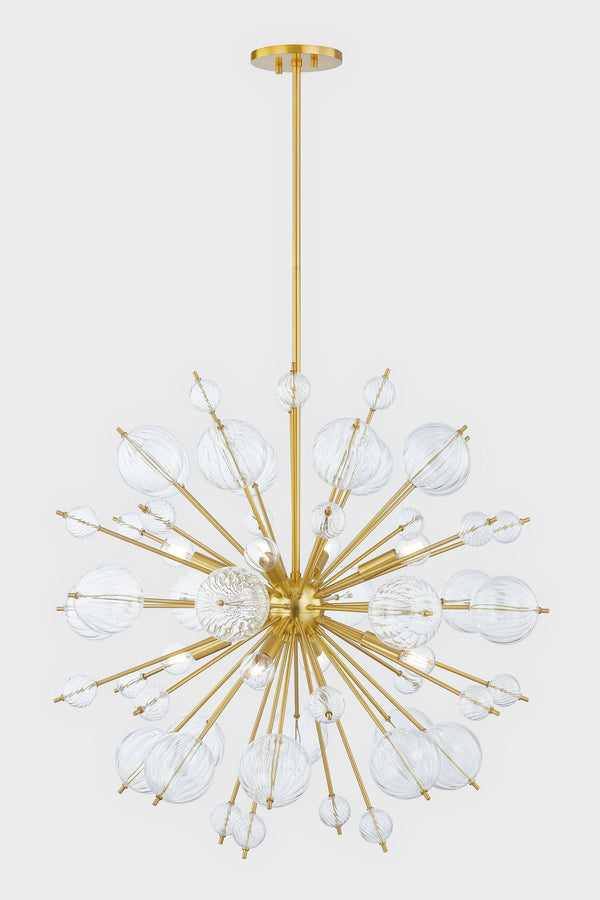 Lighting - Chandelier Linnea 8 Light Chandelier // Aged Brass 