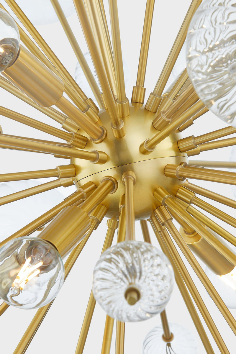 Lighting - Chandelier Linnea 8 Light Chandelier // Aged Brass 