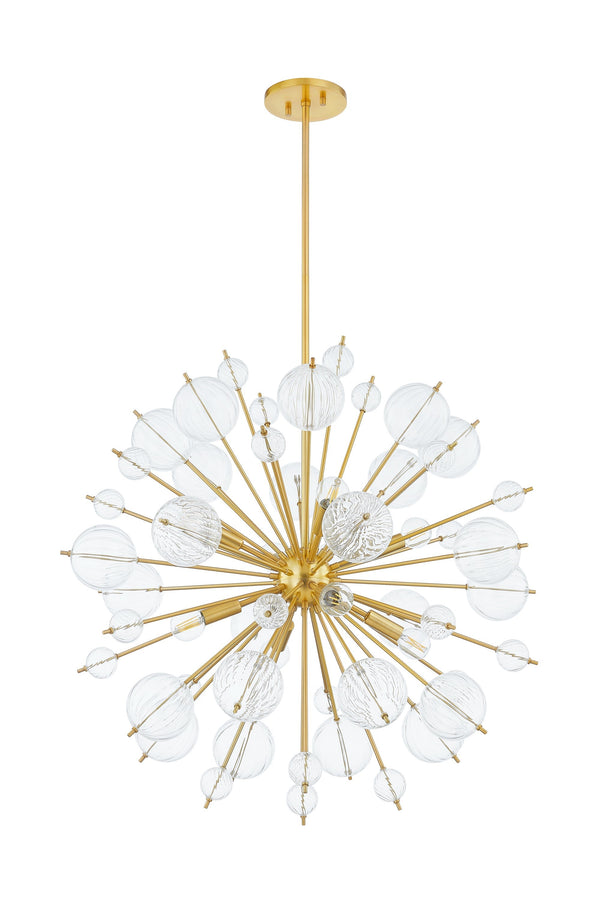 Lighting - Chandelier Linnea 8 Light Chandelier // Aged Brass 