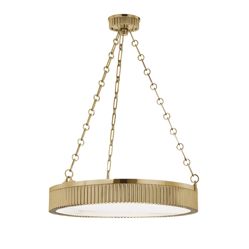 Lighting - Chandelier Lynden 5 Light Pendant // Aged Brass 