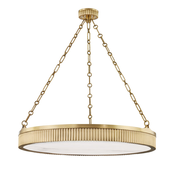 Lighting - Chandelier Lynden 8 Light Pendant // Aged Brass 