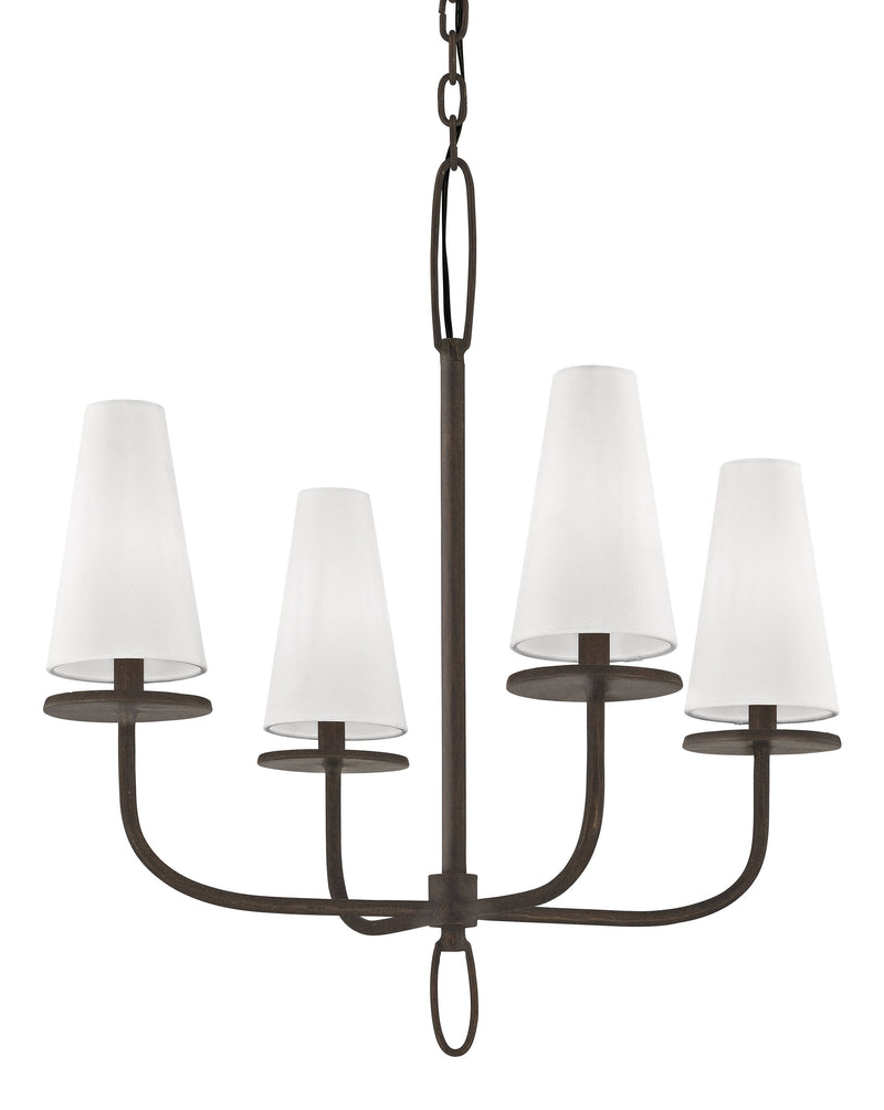 Lighting - Chandelier Marcel 4 Light Chandelier // Pompeii Bronze 