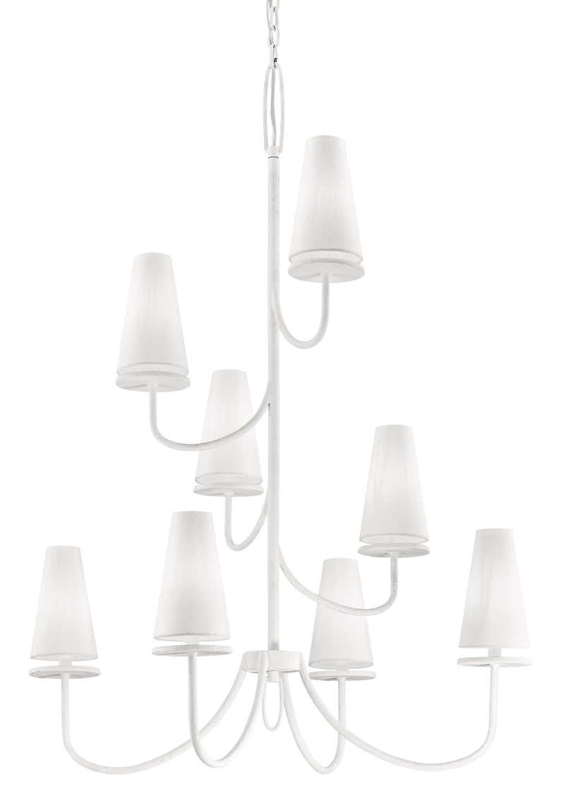 Lighting - Chandelier Marcel 8 Light Chandelier // Gesso White // Large 