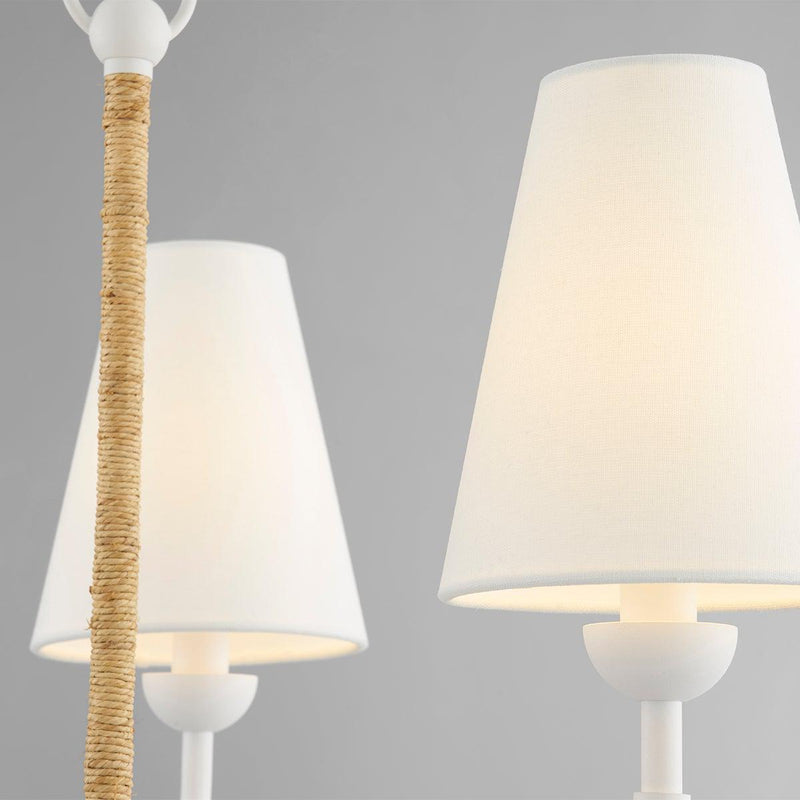 Lighting - Chandelier Mariana 3 Light Chandelier // Textured White 