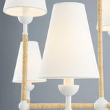 Lighting - Chandelier Mariana 6 Light Chandelier // Textured White 