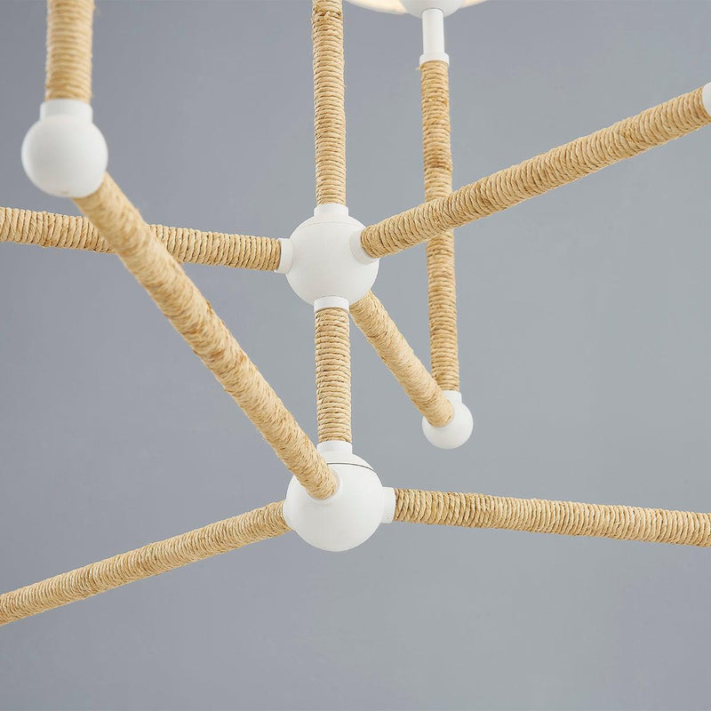 Lighting - Chandelier Mariana 6 Light Chandelier // Textured White 