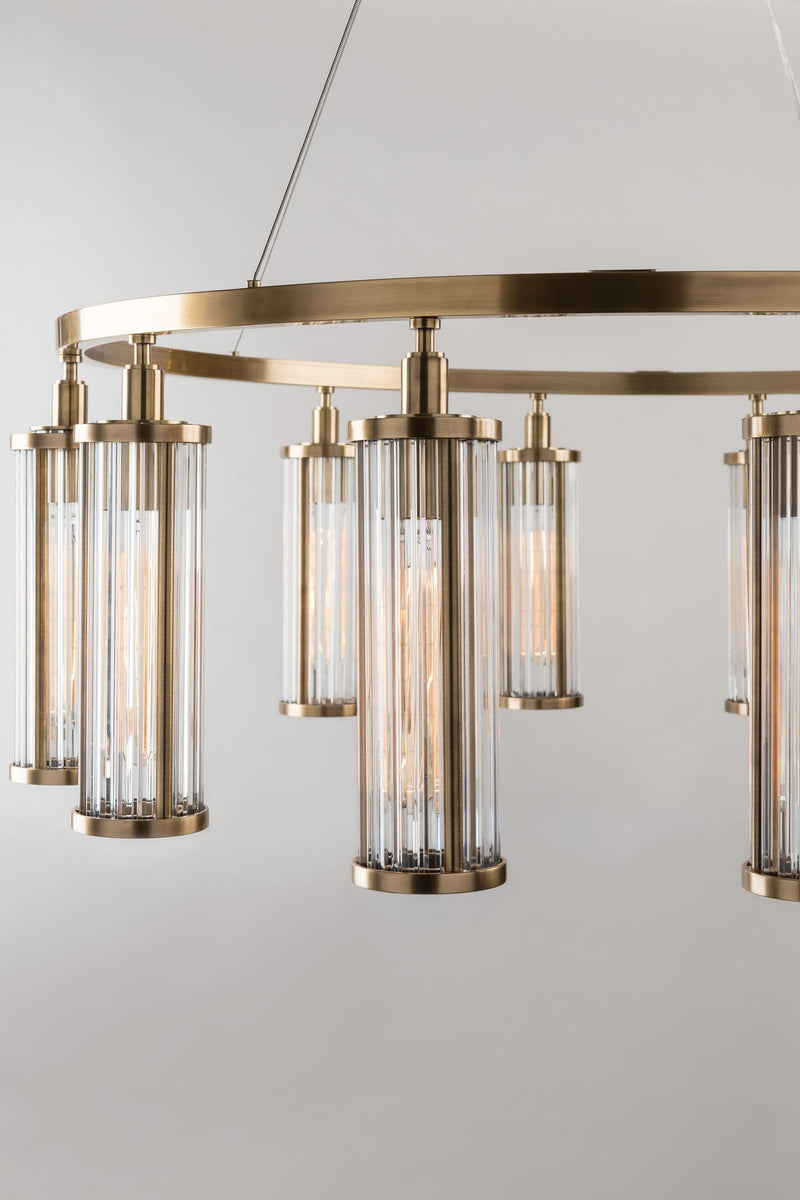 Lighting - Chandelier Marley 12 Light Pendant // Aged Brass 